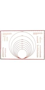 Fox Run Non-Stick Baking Mat, Silicone, 14.25-Inch x 9.25-Inch