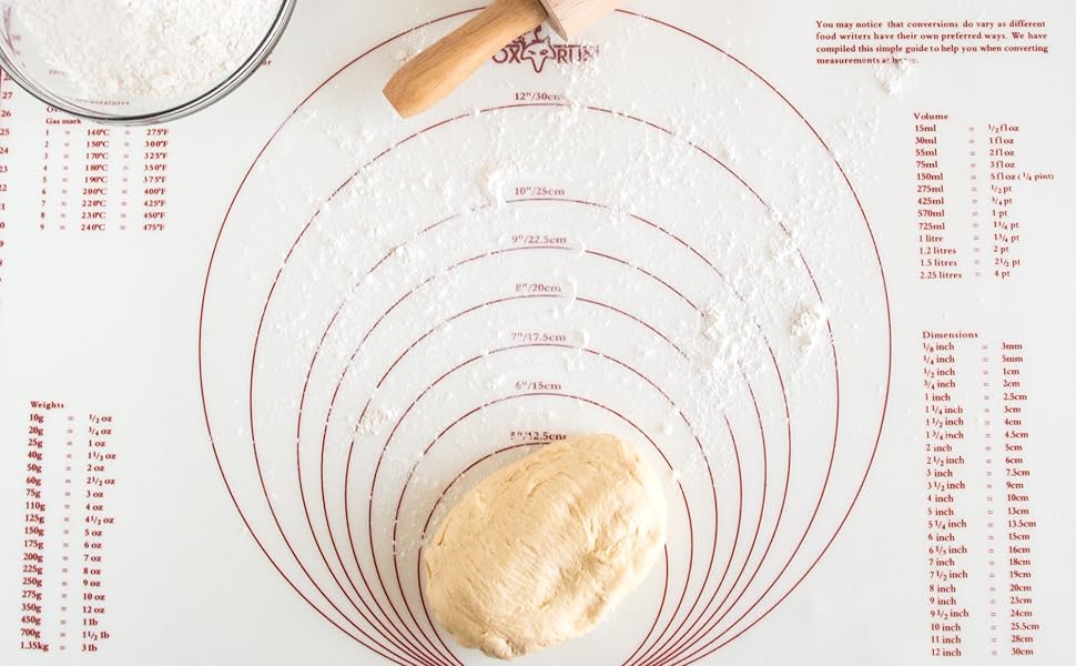 Fox Run Non-Stick Baking Mat, Silicone, 14.25-Inch x 9.25-Inch