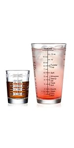 Libbey Mixologist 9-Piece Cocktail Set, Clear, 20 oz (80787)