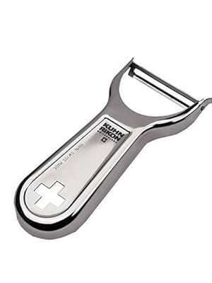 Kuhn Rikon Swiss Metal Peeler 4”, Stainless Steel