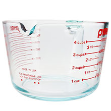 Pyrex 5301485 4 Cup Glass Measuring Cup - Made in USA