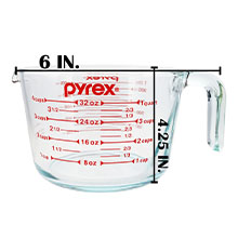 Pyrex 5301485 4 Cup Glass Measuring Cup - Made in USA