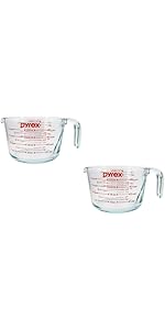 Pyrex 5301485 4 Cup Glass Measuring Cup - Made in USA