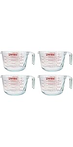 Pyrex 5301485 4 Cup Glass Measuring Cup - Made in USA