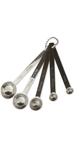 RSVP International Endurance Stainless Steel Measuring Scoop Collection, Oval, 1-Cup