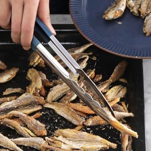 New Star Foodservice 35773 12-Inch Utility Spring Tongs, Stainless Steel, Vinyl Coated, Set of 12, Red