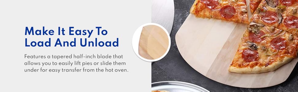 New Star Foodservice 50295 Restaurant-Grade Wooden Pizza Peel, 16