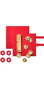 OXO Good Grips 14-Piece Cookie Press Set, Cookie Press with 12 Stainless Steel Disks and Storage Case, Holiday Baking and Everyday Treats, Essential Baking Supplies