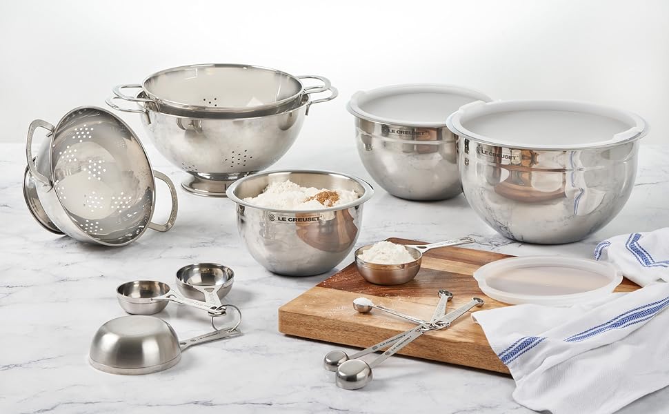 Le Creuset Stainless Steel Measuring Spoons, Set of 5