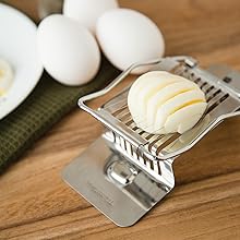 Fox Run Mushroom and Egg Slicer, Cast Aluminum,Silver