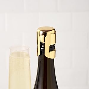 Assorted Lily Wine Pourer and Stoppers by True