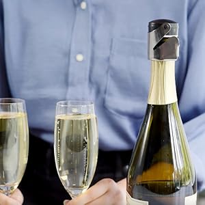 Assorted Lily Wine Pourer and Stoppers by True