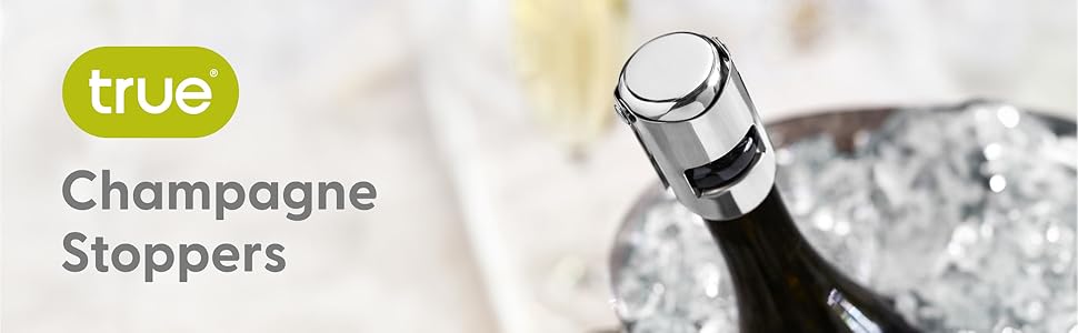 Assorted Lily Wine Pourer and Stoppers by True