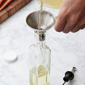 Fox Run Easy Pour Measuring Cup with Funnel Spout, 3.5, Clear Plastic