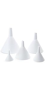 Fox Run Easy Pour Measuring Cup with Funnel Spout, 3.5, Clear Plastic