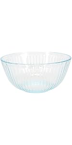 Pyrex 7403-PC 10-Cup Cadet Blue Sculpted Mixing Bowl Replacement Food Storage Lid - Made in USA