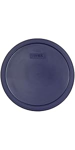 Pyrex 7403-PC 10-Cup Cadet Blue Sculpted Mixing Bowl Replacement Food Storage Lid - Made in USA