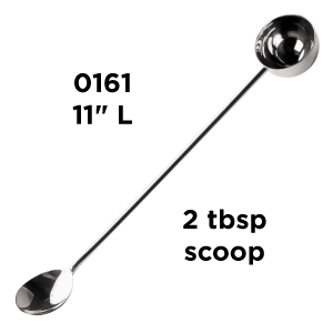 Frieling Coffee Spoon & Stirrer - 2-Tablespoon, Silver, 11-Inch Handle - Stainless Steel Measuring Scoop & French Press Stirring Spoon, Dishwasher Safe