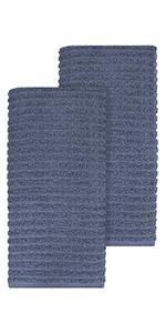 Ritz Royale Collection 100% Combed Terry Cotton, Highly Absorbent, Kitchen Dish Cloth Set, 13-3/4