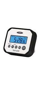 Taylor Compact Digital Portion Control Scale, Food Scale for Precise Weight Measuring and Portion Control, Tare and Hold Function, NSF, 32OZ, Stainless Steel Platform