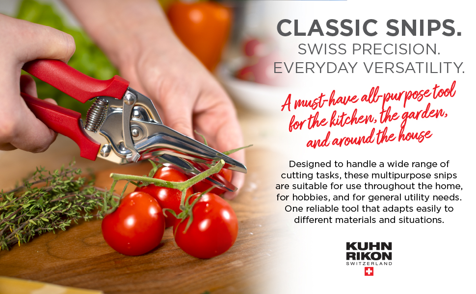 KUHN RIKON Classic Snips 8” Red