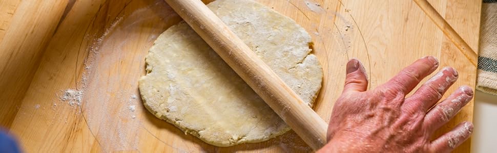 J.K. Adams Maple French Rolling Pin, Brown