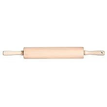 J.K. Adams Maple French Rolling Pin, Brown