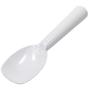 Chef Craft Basic Plastic Ice Cream Paddle, 9 Inch, White