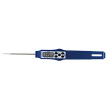 Taylor 9877FDA Compact Waterproof Digital Food Thermometer, 2.81 Inch Stem Length with FDA-Recommended 1.5mm Probe, NSF Certified, Blue