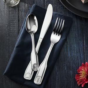 New Star Foodservice 58062 Slimline Pattern, 18/0 Stainless Steel, Salad Fork, 6.25-Inch, Set of 12