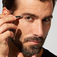 Tweezerman Men's Precision Grip Toenail Clipper, Black