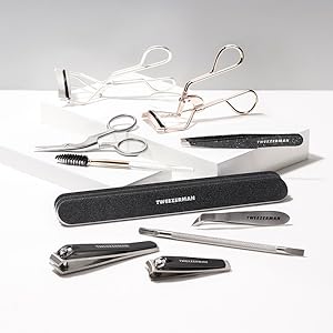 Tweezerman Precision Grip Fingernail Clipper, Black