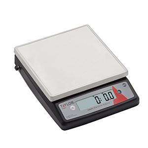 Taylor TE22FT 22-Pound Digital Portion Control Scale, Food Scale for Precise Weight Measuring and Portion Control, Tare and Hold Function, NSF, Stainless Steel Platform