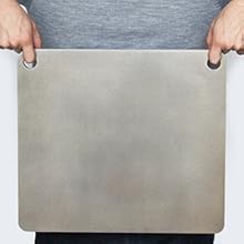 NerdChef Steel Stone - High Performance Pizza Baking | Made in USA (14.5