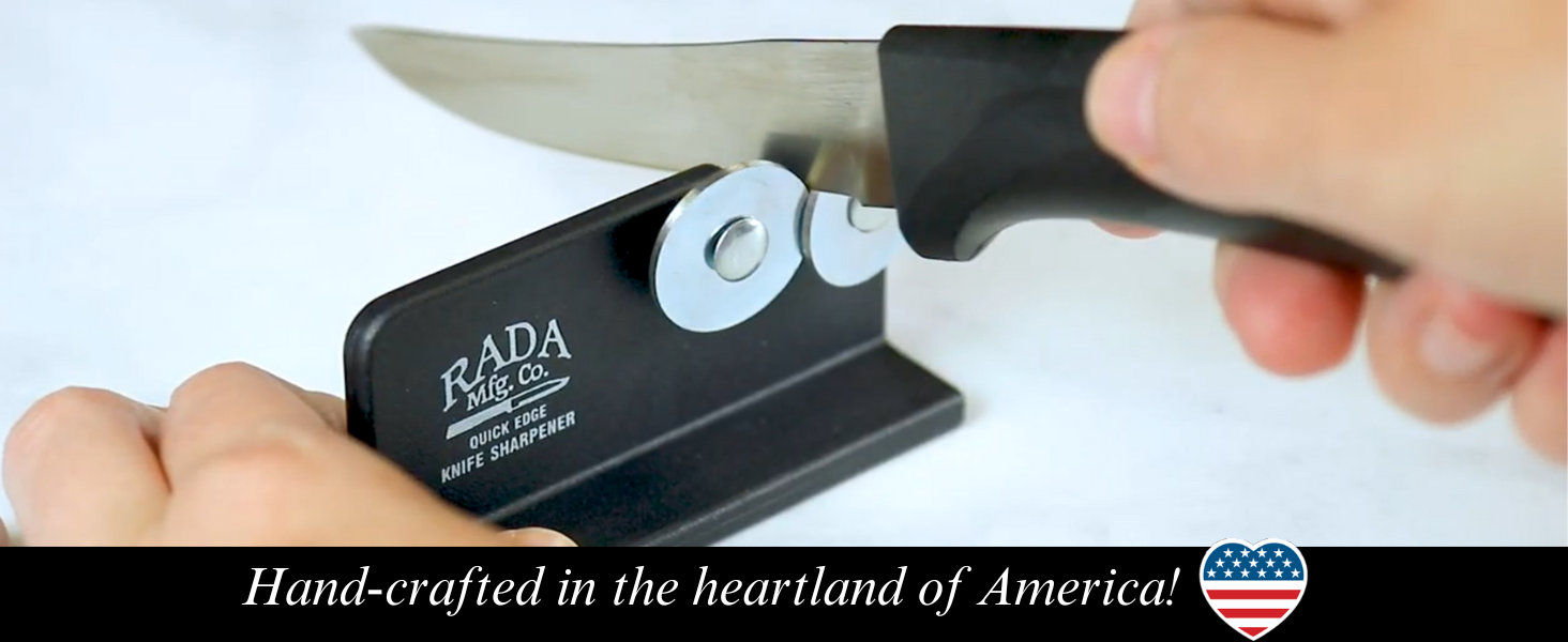 Rada Cutlery Quick Edge Knife Sharpener (R119), 3.5