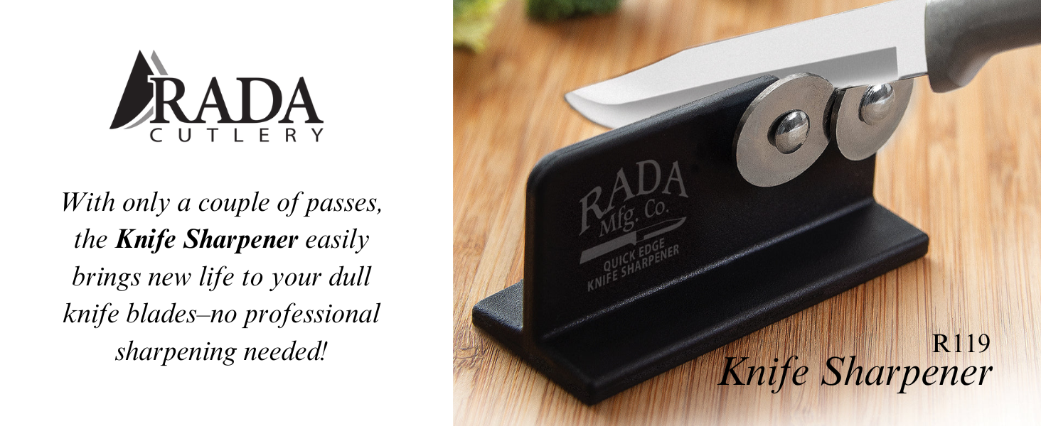 Rada Cutlery Quick Edge Knife Sharpener (R119), 3.5