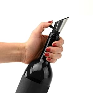 Rabbit Wine Pourer Stoppers (Stainless Steel, Set of 2)