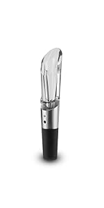 Rabbit Wine Pourer Stoppers (Stainless Steel, Set of 2)
