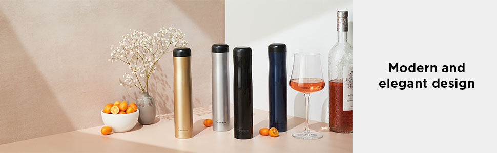 Rabbit Automatic Electric Corkscrew Wine Opener, Cordless Rechargeable, One-Touch Operation, Sleek Shiny Black Finish, Easy to Use for Wine Lovers