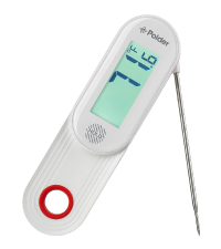 Polder Stable-Read Instant Read Thermometer, Digital Thermometer for Cooking, Food Thermometer, Cooking Thermometer with Easy-to-Read Digital Display