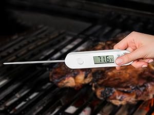 Polder Stable-Read Instant Read Thermometer, Digital Thermometer for Cooking, Food Thermometer, Cooking Thermometer with Easy-to-Read Digital Display