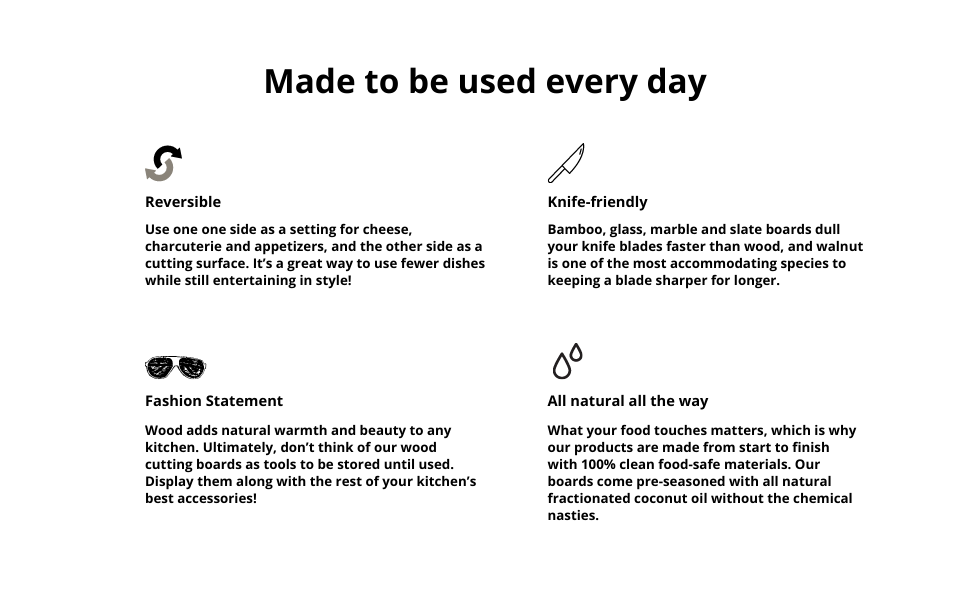 Made in USA Black Walnut Wood Cutting Board by Virginia Boys Kitchens - Butcher Block Wooden Carving Board with Juice Well made from Sustainable Hardwood (17x11)