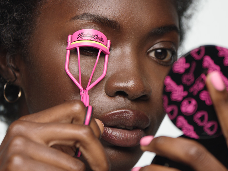 Revlon x Barbie Nail Clipper, Stainless Steel Non-Corrosive Mess Free Curved Blade Fingernail Toenail Cutter