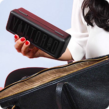 Vintorio Wine Aerator Pourer - Premium Aerating Pourer and Decanter Spout (Black)