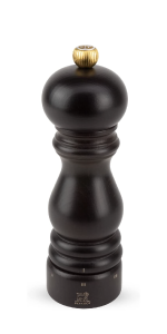 Manual pepper mill, beech wood with antique finish, 22 cm