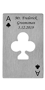 Bottle Opener-Stainless Steel Credit Card Size Casino Bottle Opener for Your Wallet-2 pcs