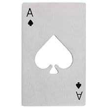 Bottle Opener-Stainless Steel Credit Card Size Casino Bottle Opener for Your Wallet-2 pcs