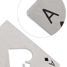 Bottle Opener-Stainless Steel Credit Card Size Casino Bottle Opener for Your Wallet-2 pcs