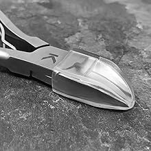 Kohm Ingrown Toenail Clippers | Super Control Cuticle Trimmer & Wide Jaws – Precision Stainless Steel Nail Nippers for Thick & Ingrown Nails | Podiatrist-Recommended Toe Nail Cutter