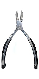 Kohm Ingrown Toenail Clippers | Super Control Cuticle Trimmer & Wide Jaws – Precision Stainless Steel Nail Nippers for Thick & Ingrown Nails | Podiatrist-Recommended Toe Nail Cutter